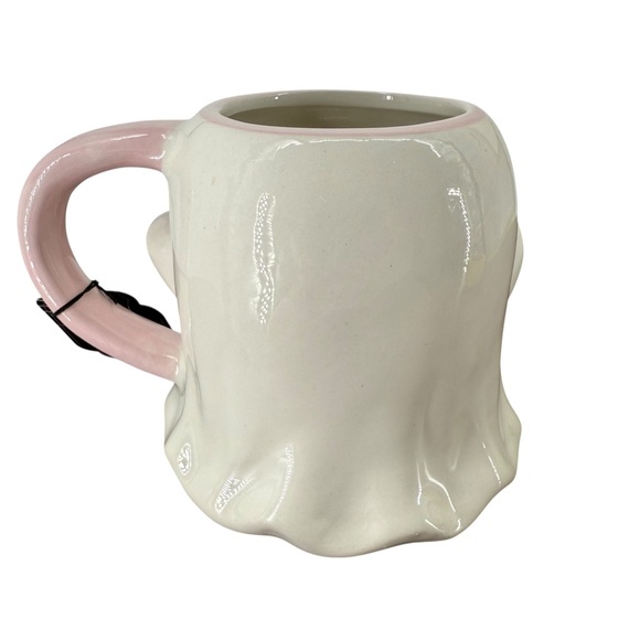 Halloween Eyelash Blush Ghost Mug Pink Pumpkin 18oz Global Design Connections - Picture 9 of 14